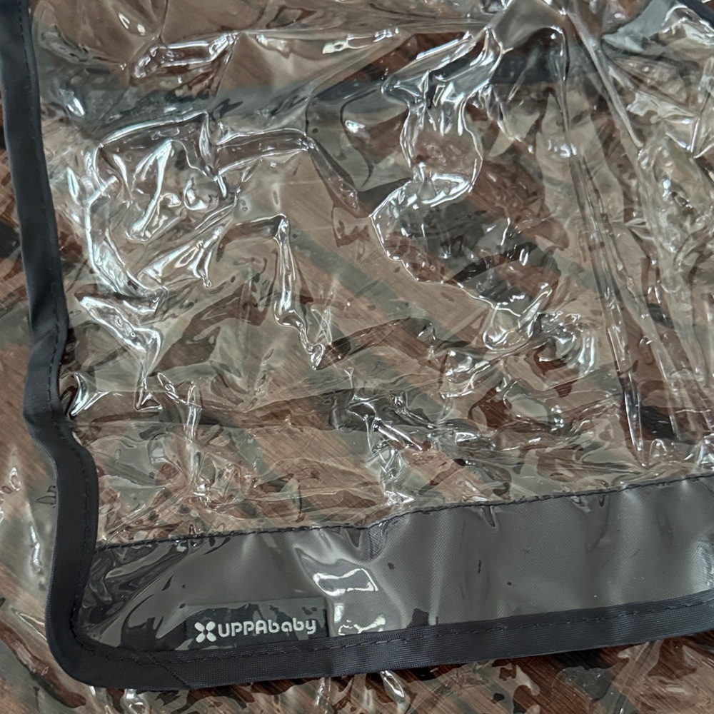 UPPAbaby Clear Rain Cover in Black Trim